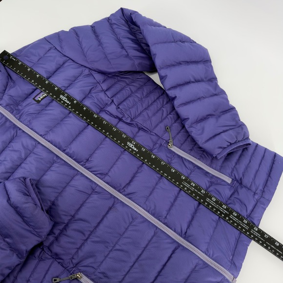 Patagonia Women's Down Jacket Purple Size Large Lightweight Puffer Insulated - Picture 13 of 14